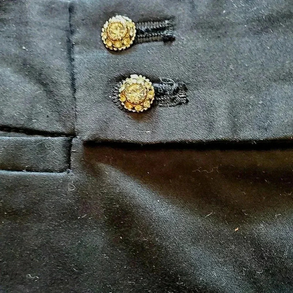 Gap Stretch knee length pencil skirt with gold buttons Size 1 (Juniors) - Picture 2 of 4